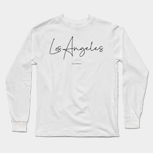 Los Angeles, California Design (BLACK PRINT) Long Sleeve T-Shirt